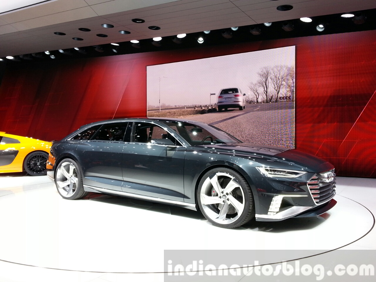 Audi Prologue Avant Concept Front Threee Quarter View At Geneva