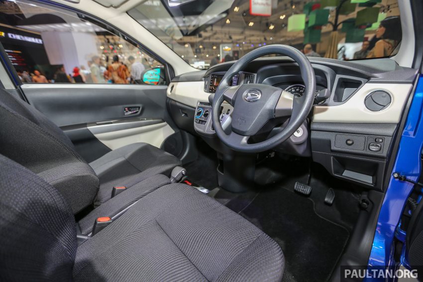 Daihatsu Sigra Toyota Calya Mini MPV S Twin Interior Revealed At GIIAS