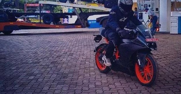 Spied Ktm Rc Testing Without Any Camouflage