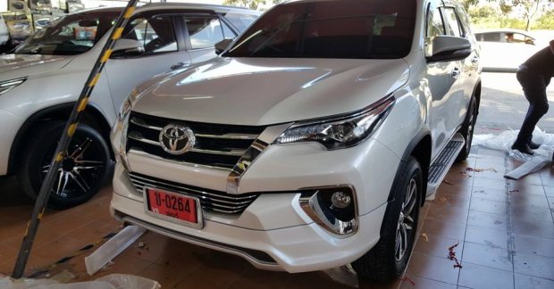 India Bound Toyota Fortuner Gets A Comprehensive Bodykit Iab Report