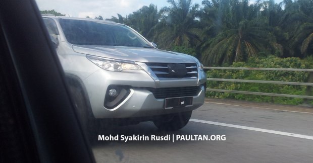 India Bound 2016 Toyota Fortuner Spied In Malaysia 5 Pics