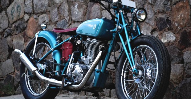 Vintage Royal Enfield Classic By Puranam Designs