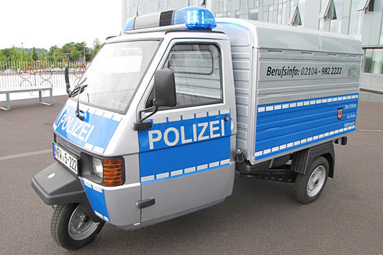 Piaggio Ape - The new addition to the German Police fleet