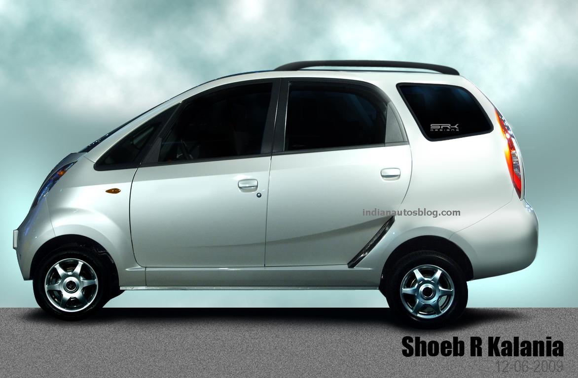 Rendering - Tata Nano convertible and station wagon