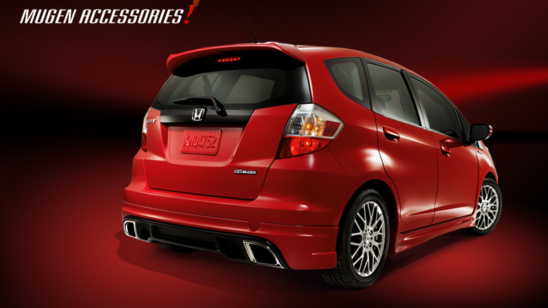 Mugen s custom parts for Honda Jazz in America