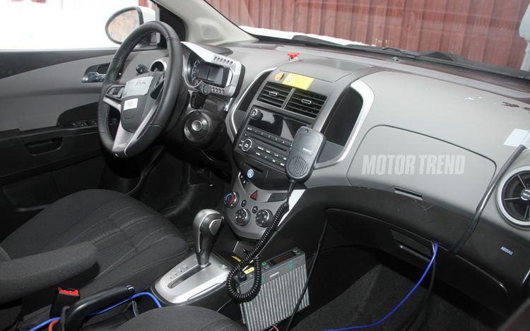 Spied Next Generation Chevrolet Aveo Interior