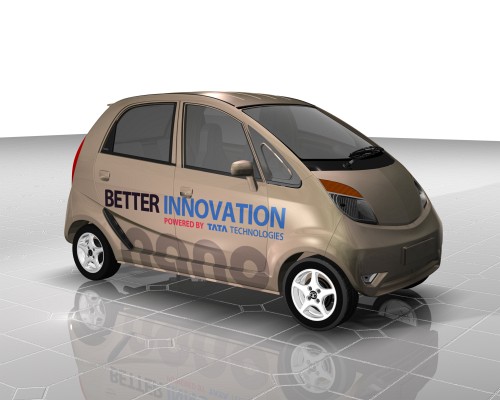 Tata Nano brown