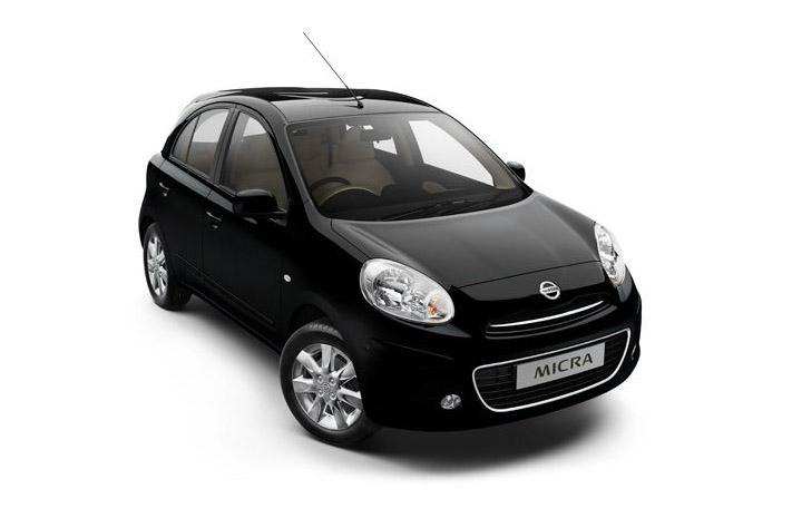 black micra car