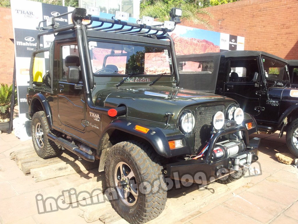 Mahindra Thar with air-conditioning