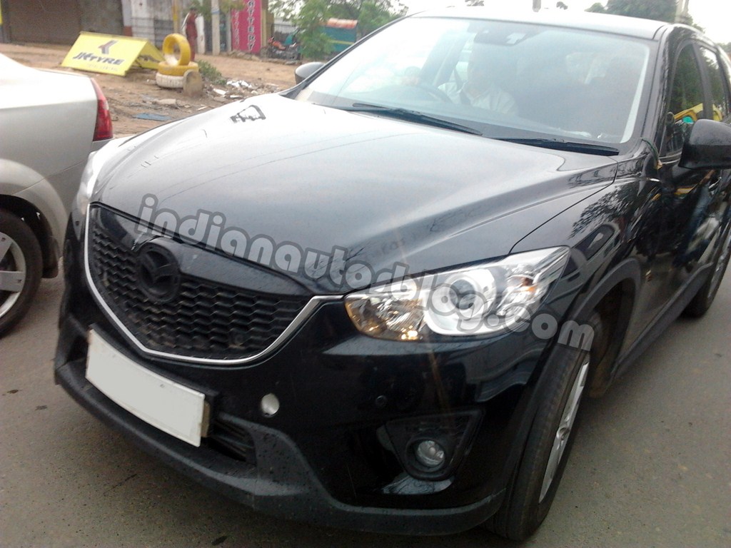 Another Mazda Cx 5 Suv Mule Spotted In India