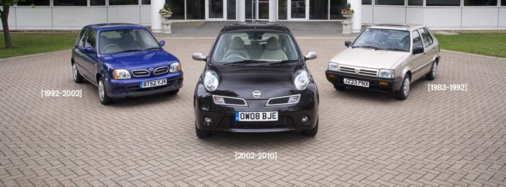 Nissan celebrates 30 years of the Micra at Paris 2012