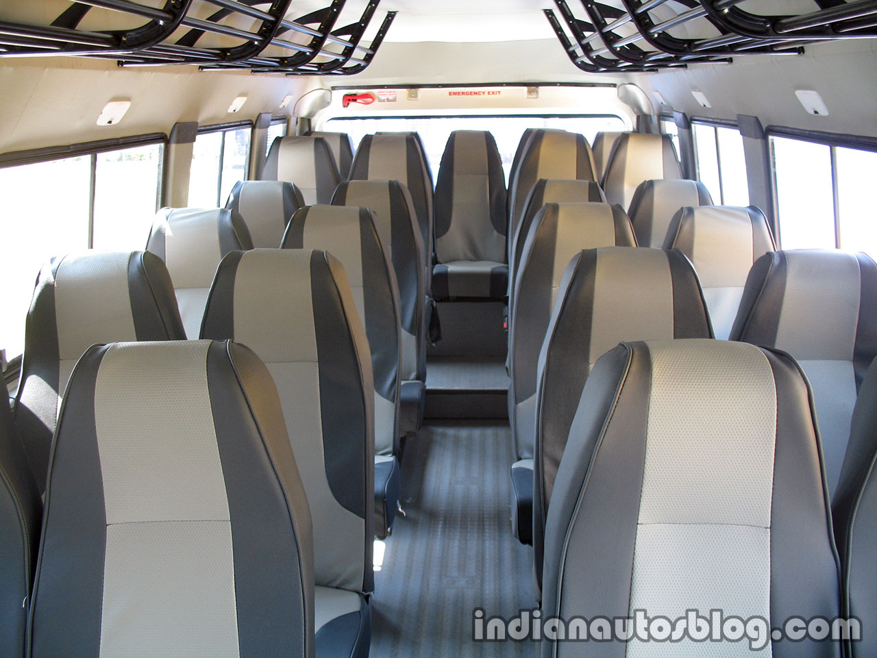 26 seater traveller seating capacity