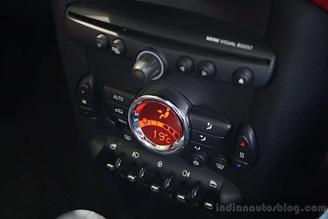 Mini Cooper S center console buttons