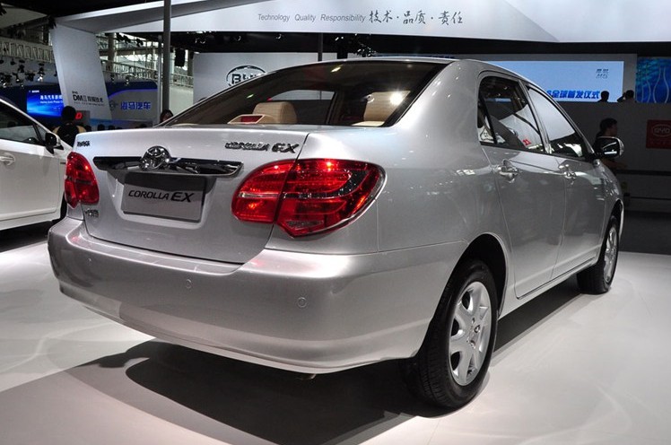 Facelifted Toyota  Corolla EX launched at Guangzhou