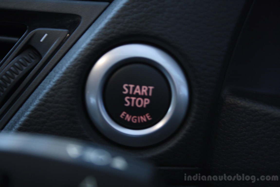 BMW X1 facelift interior start/stop button