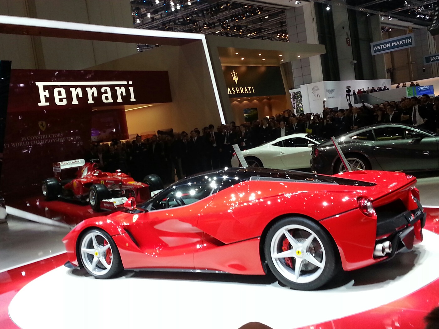 Breaking La Ferrari Steals The Show At Geneva