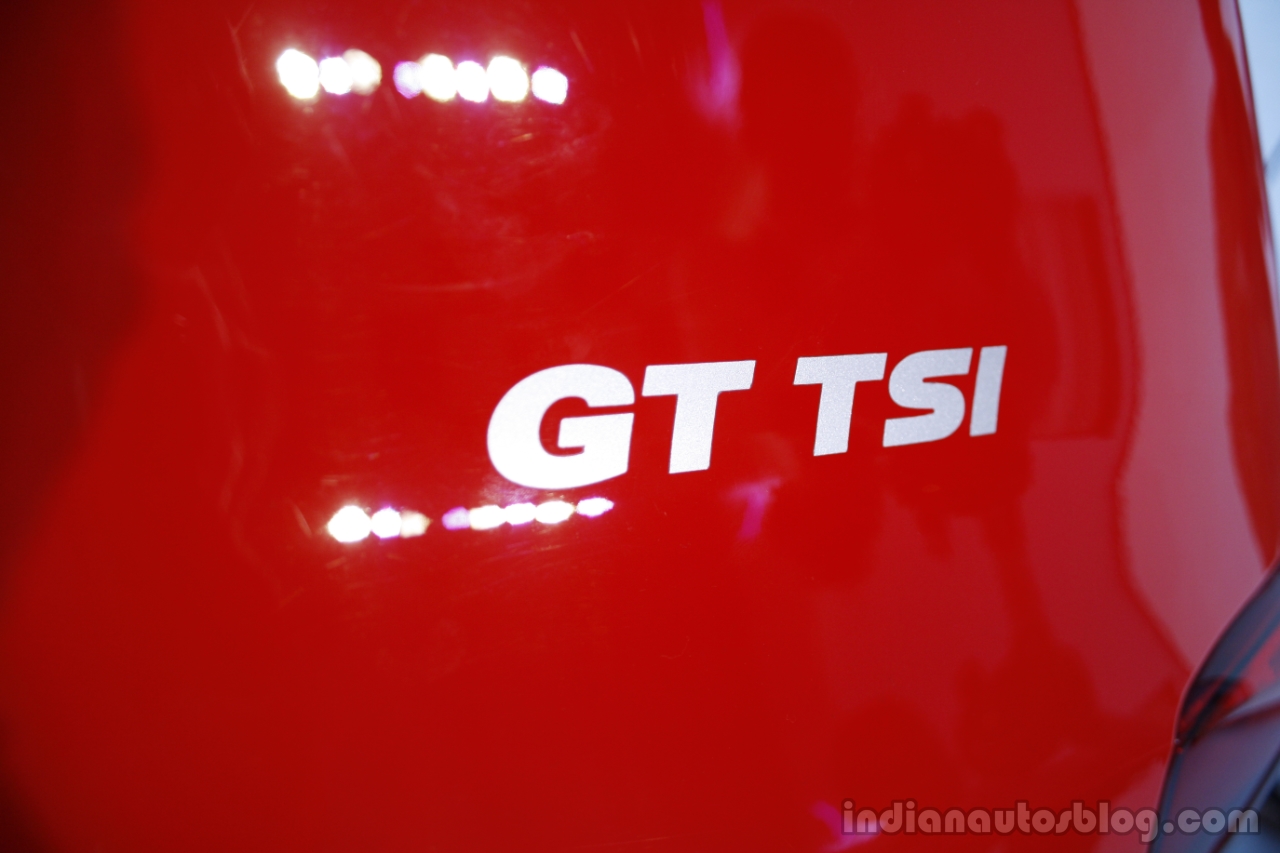VW Polo GT TSI badge
