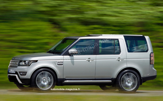 Land Rover Discovery rendered