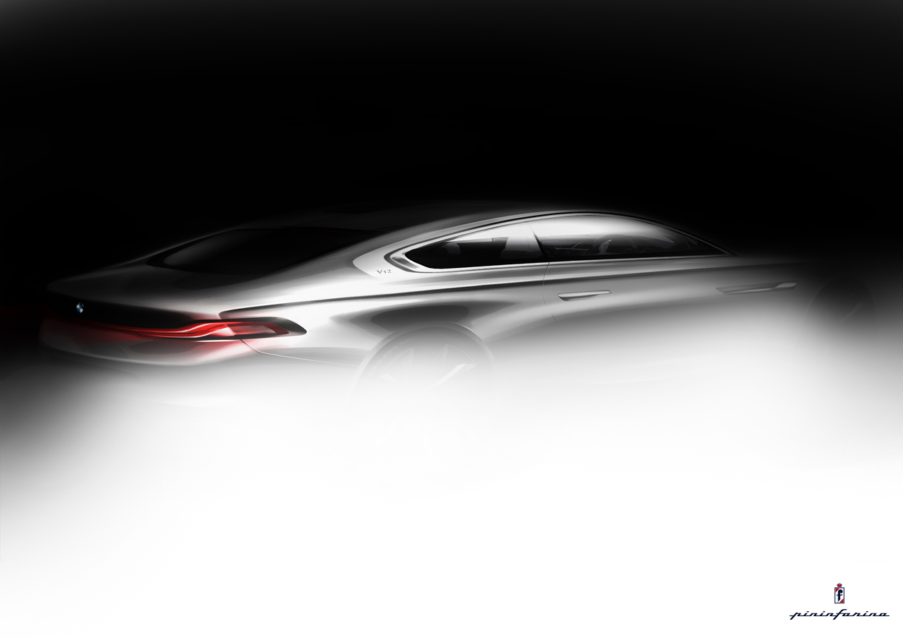 BMW Pininfarina Gran Lusso Coupe concept teaser