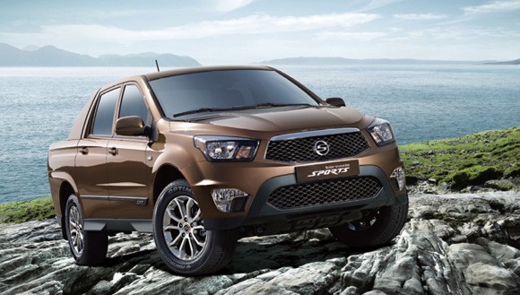 Глушитель ssangyong actyon new