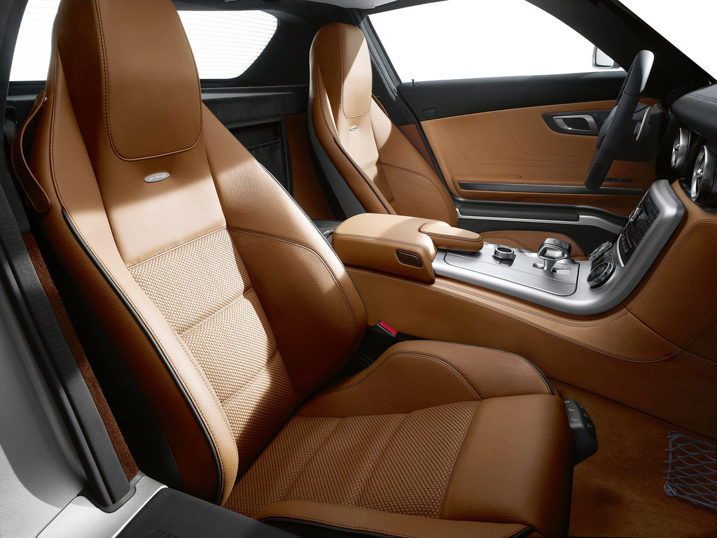 Mercedes SLS AMG Designer Leather seats light brown