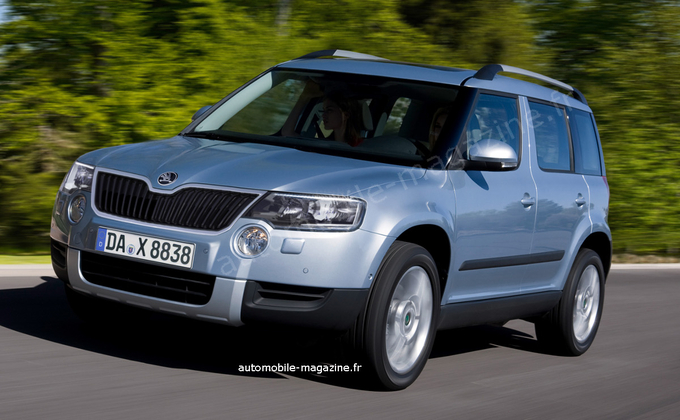 Skoda Yeti facelift to get the new family look [Rendering]