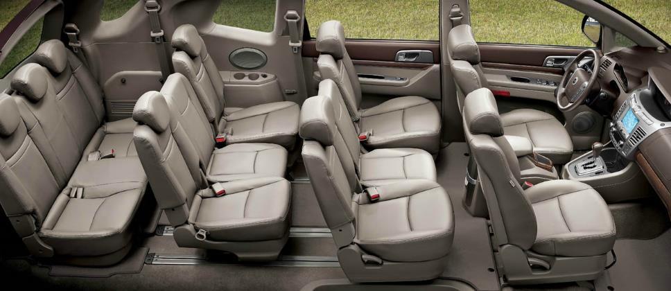 9 passenger suv seating