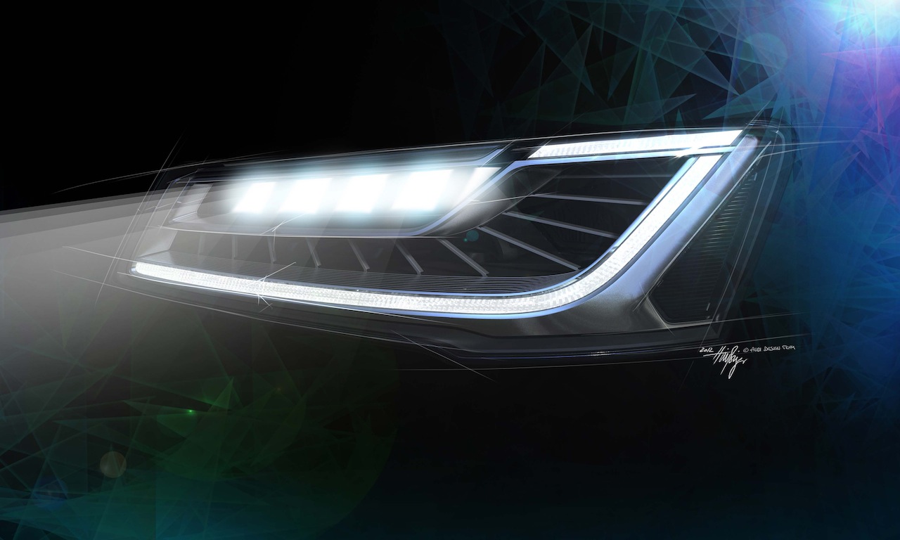 disharmoni Ord Ferie Audi A8 facelift coming by year end with Matrix LED lights