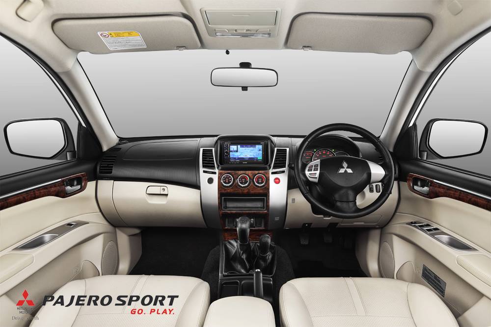 Interior of the Mitsubishi Pajero Sport Anniversary Edition