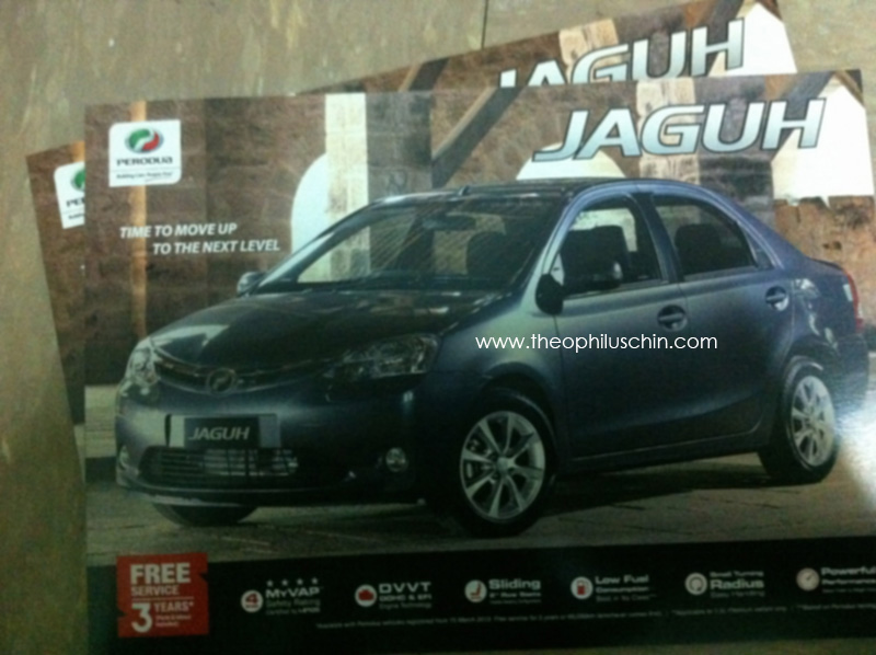 Perodua Jaguh is the rebadged Toyota Etios Sedan in Malaysia