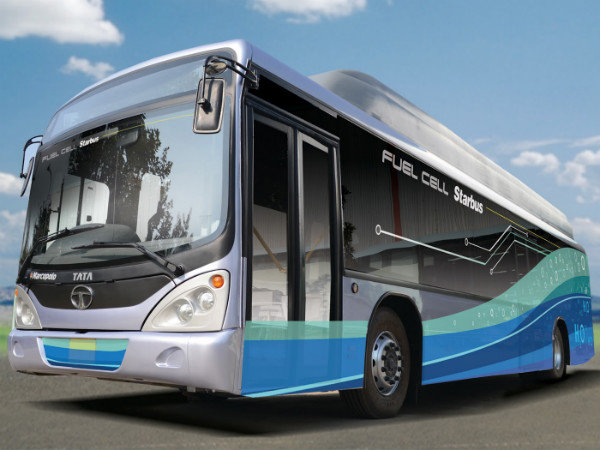 tata motors hydrogen fuel cell bus