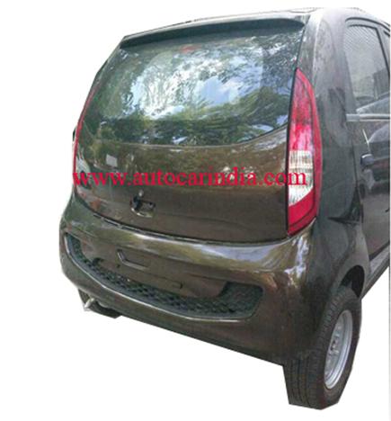 Tata Nano diesel spied with opening bootlid and new bumper