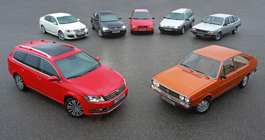 VW Passat 40 years seven generations