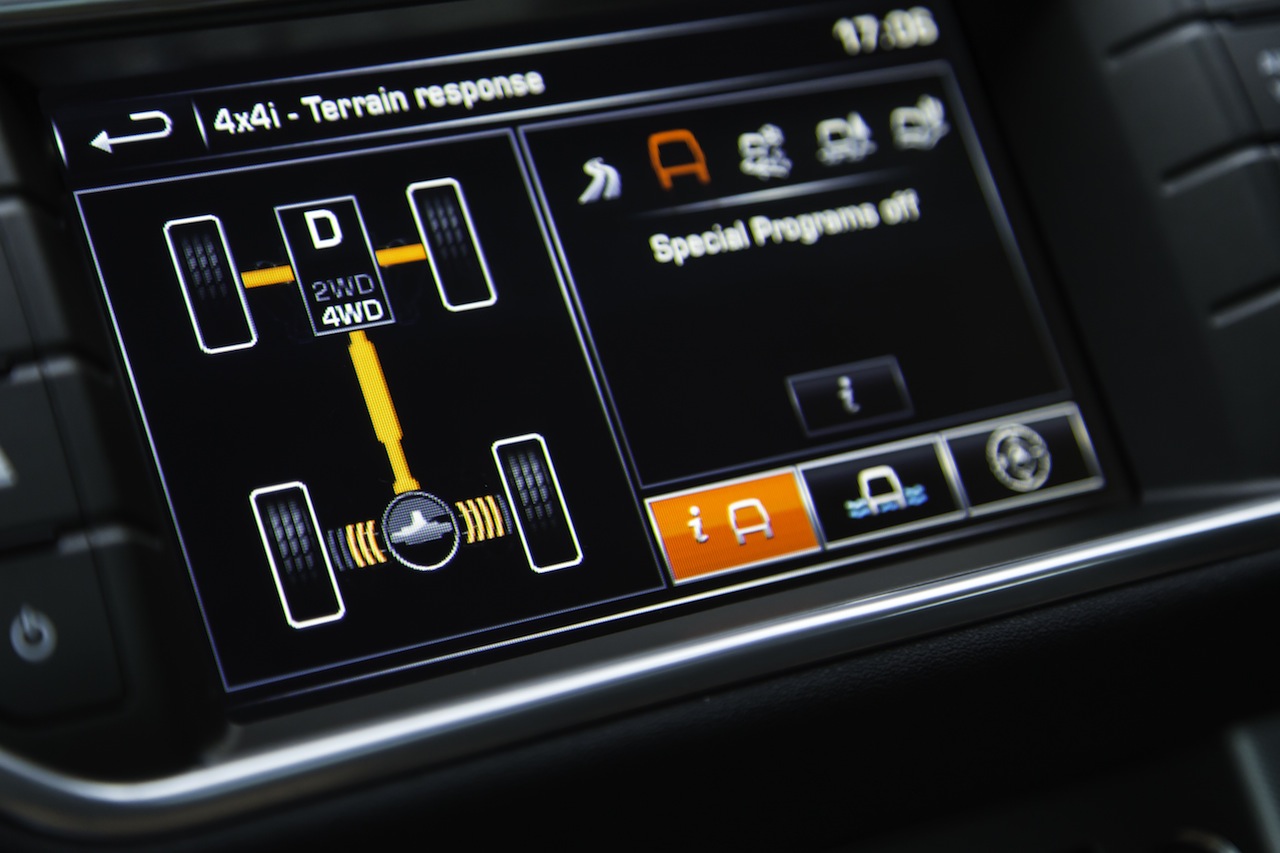 2014 Range Rover Evoque 9Speed Active Driveline engaged