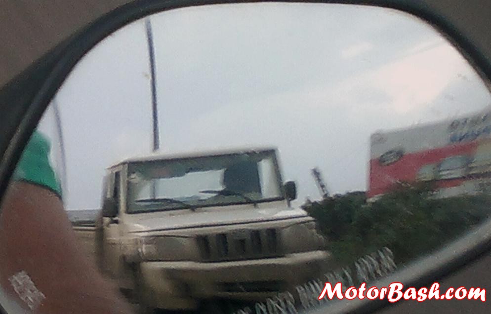 2021 Mahindra Bolero Dual Tone Variant Spied Undisguised