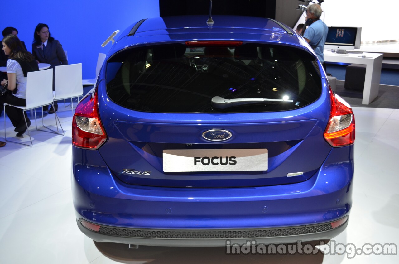 Rear of the Ford Focus 1.0L EcoBoost