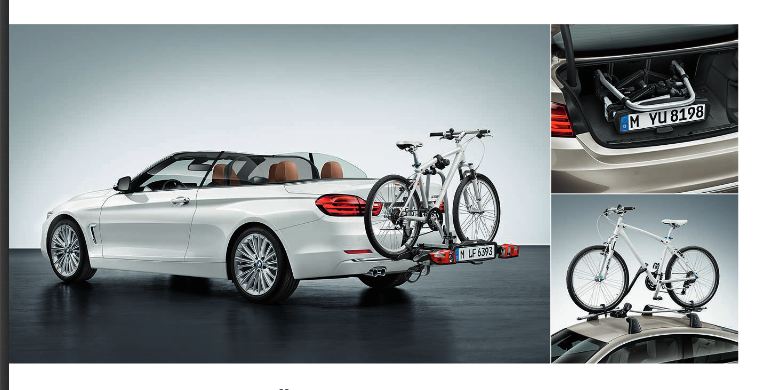 bmw 4 series convertible bike rack