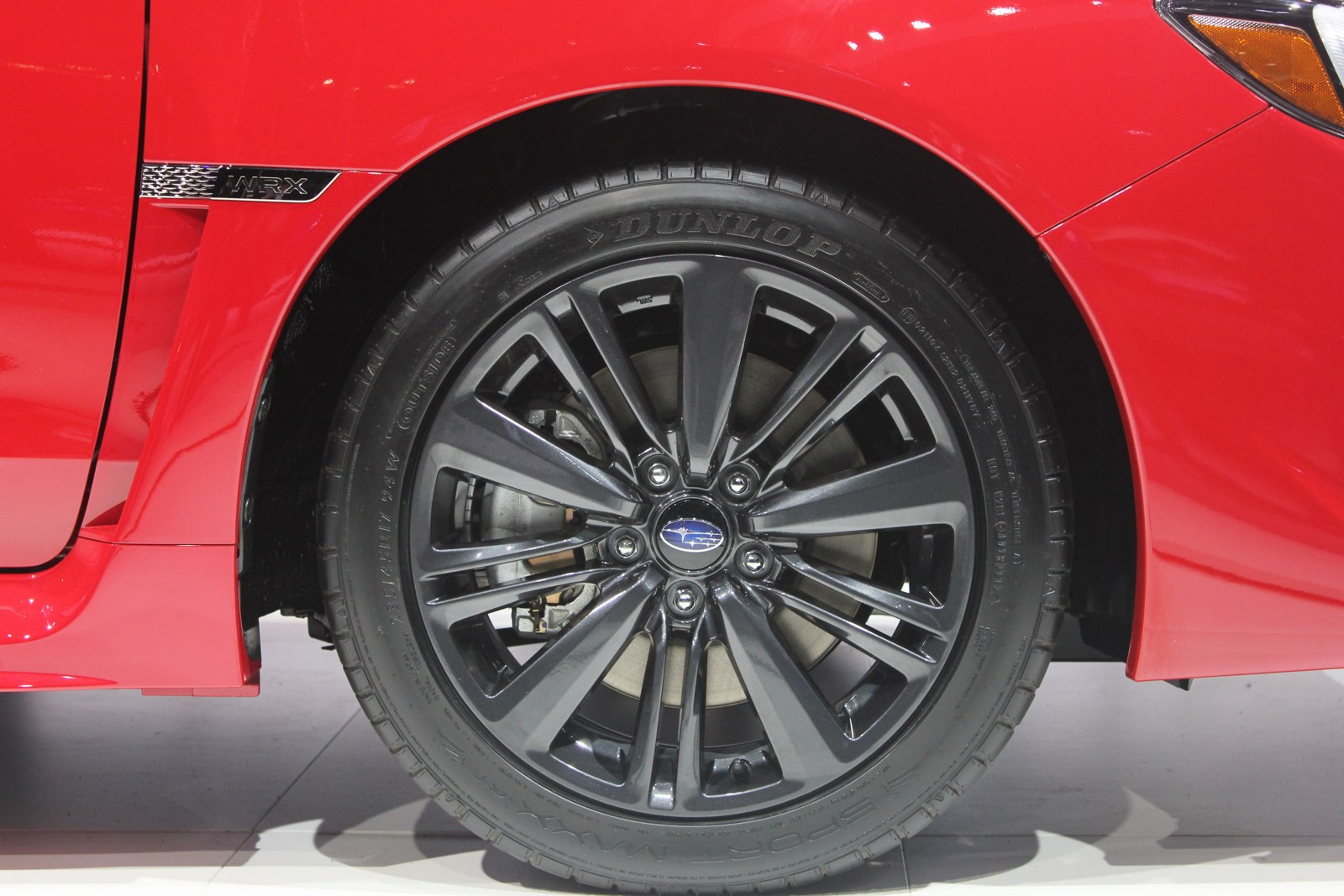 2015 Subaru WRX wheel pattern