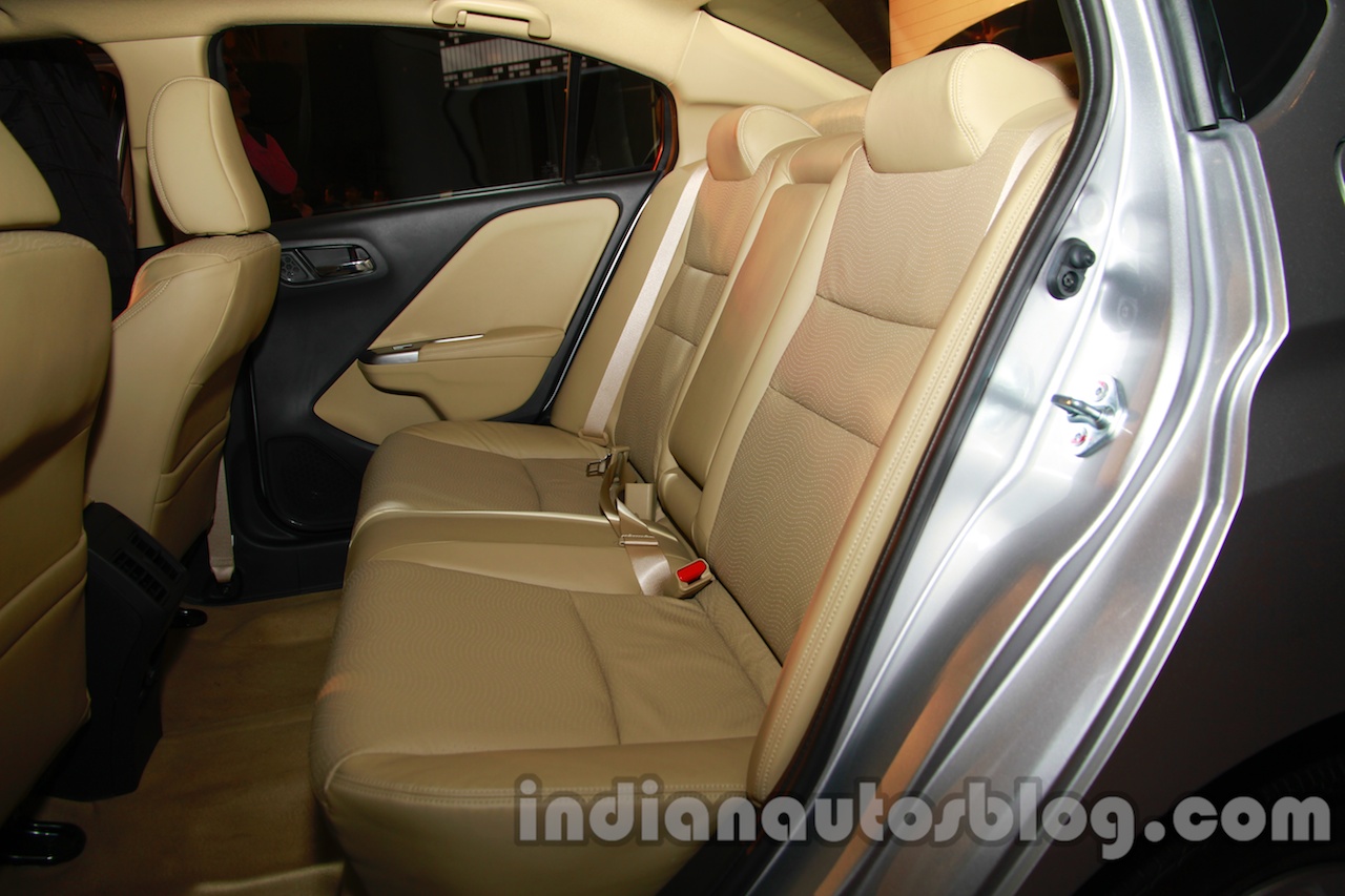 All New Honda City in India rear seat legroom
