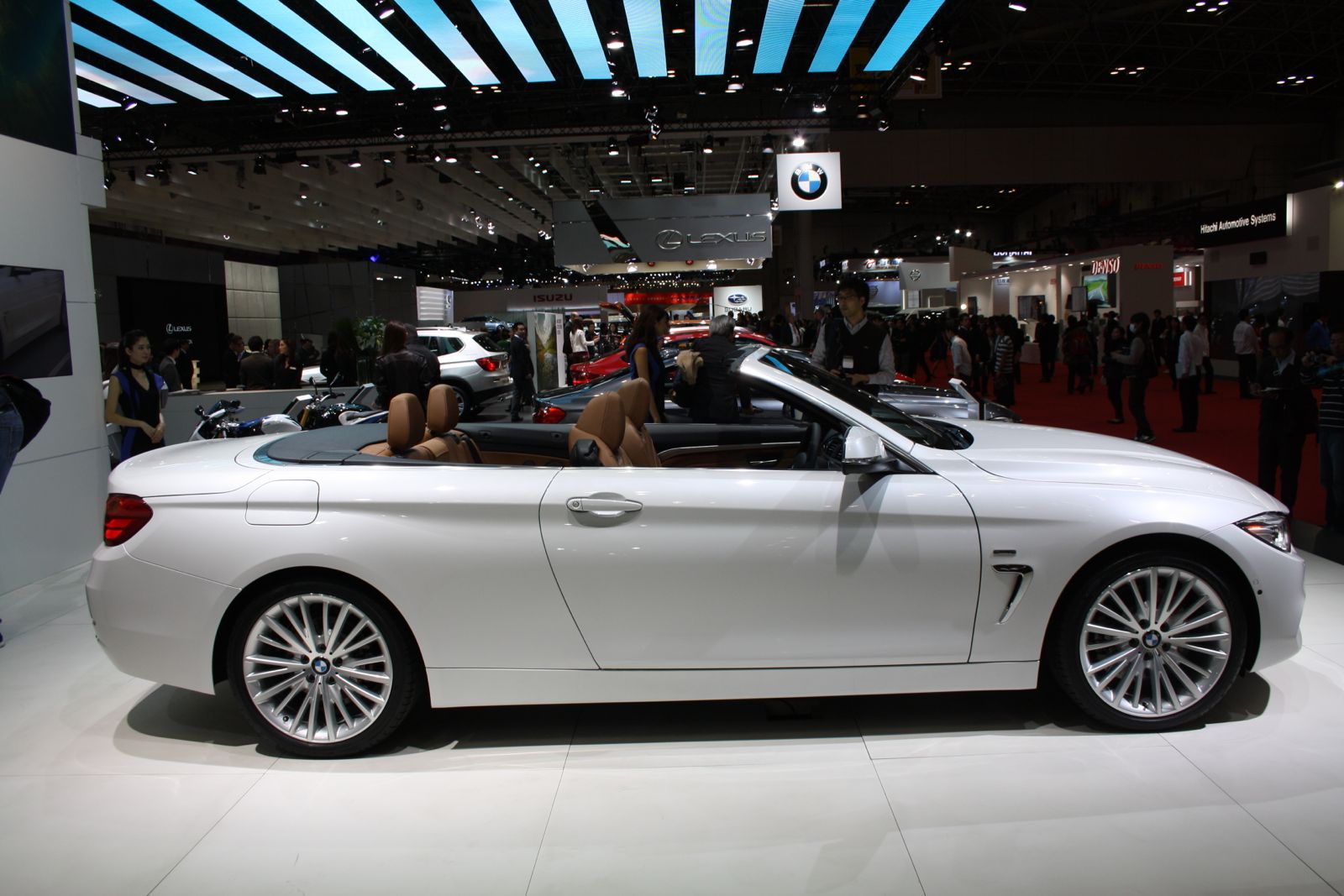 BMW 4 Series Convertible roof down