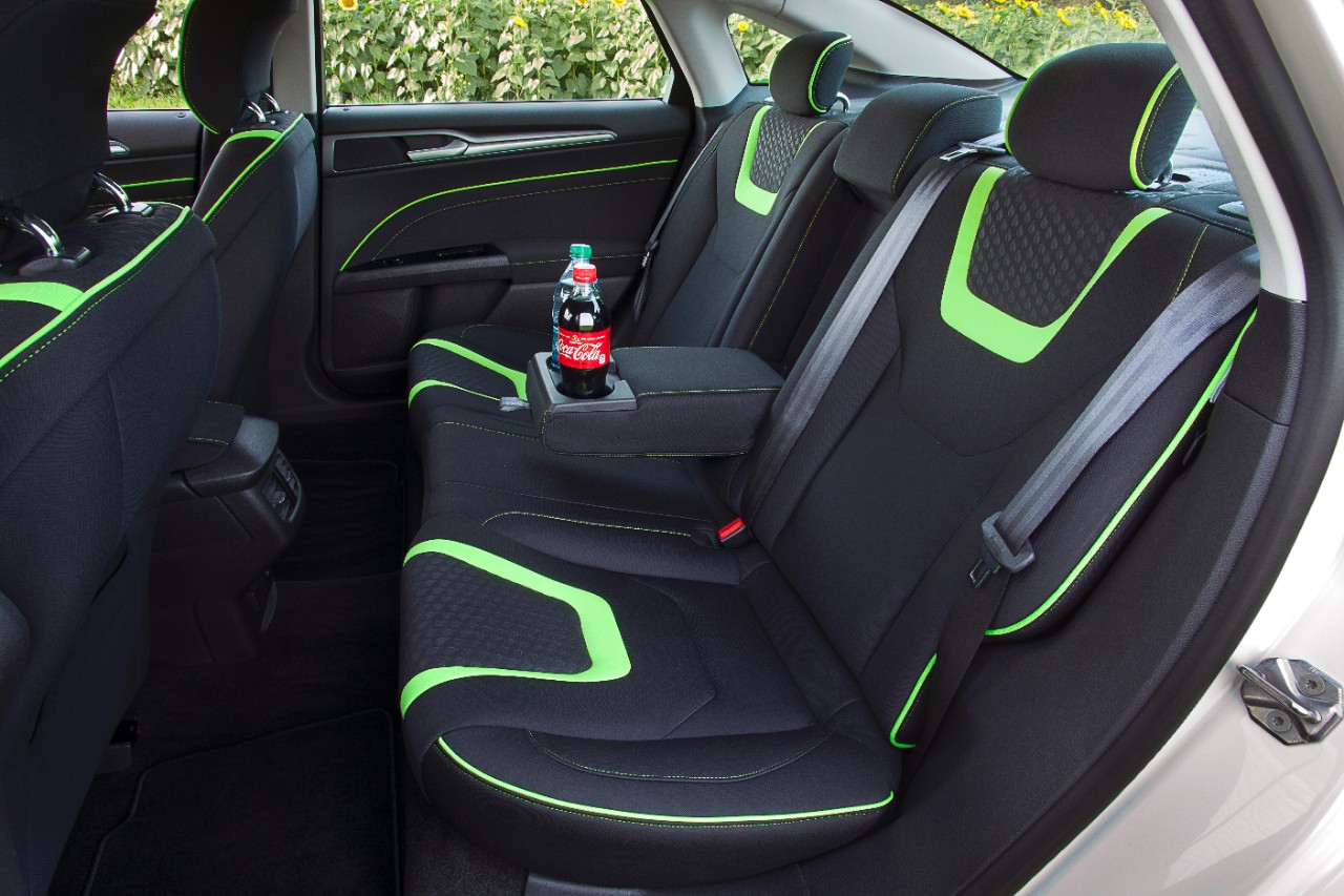 Ford Fusion Energi Plantbottle rear seats