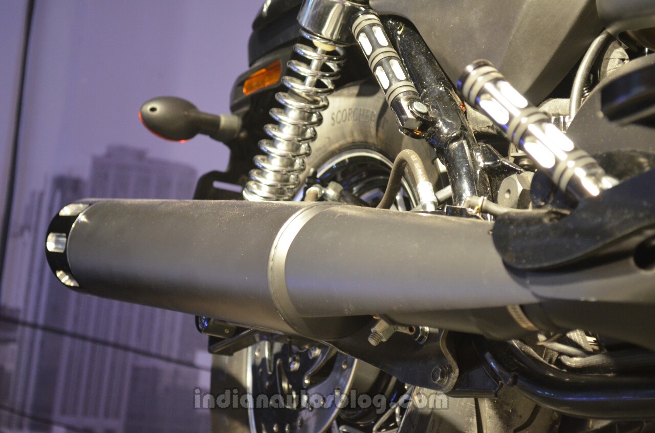  Harley Davidson Street 500 exhaust modified