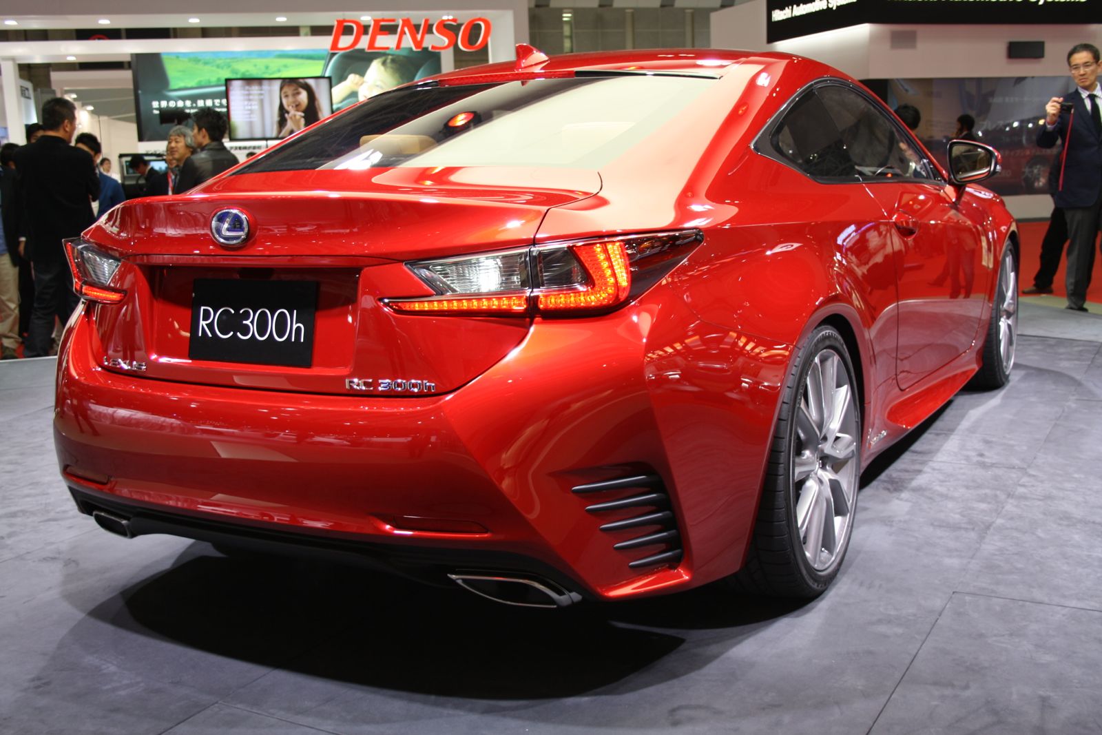 Lexus RC Coupe rear three quarter