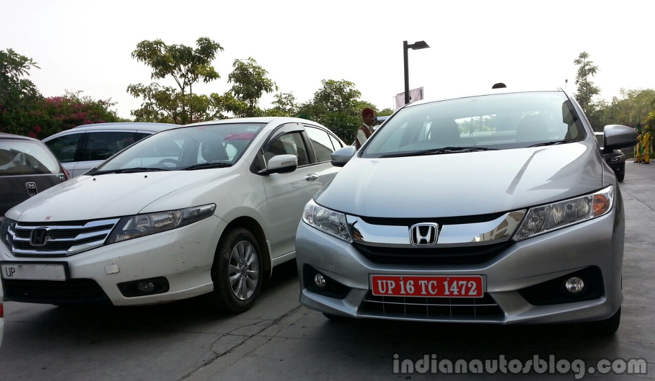 2014 Honda City drive vs Old City front