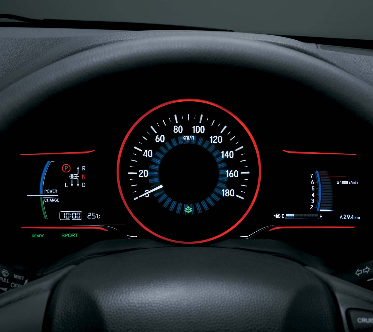 Honda Vezel Launched cluster