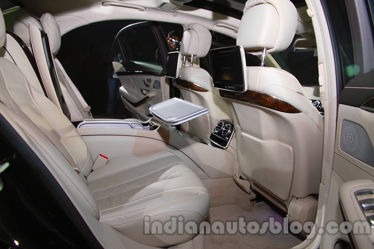 2014 Mercedes Benz S Class launch images interior rear legroom