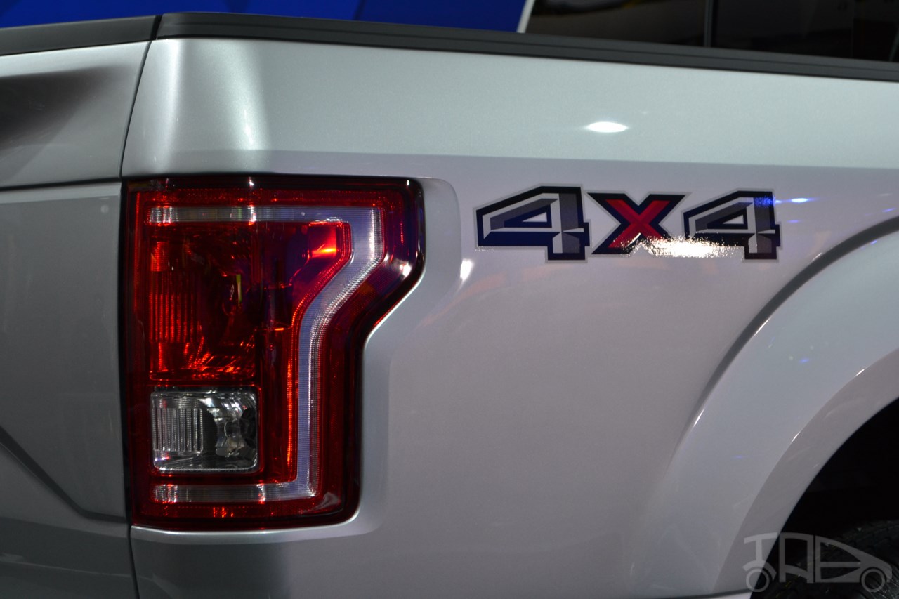 2015 Ford F 150 Badge At Naias 2014