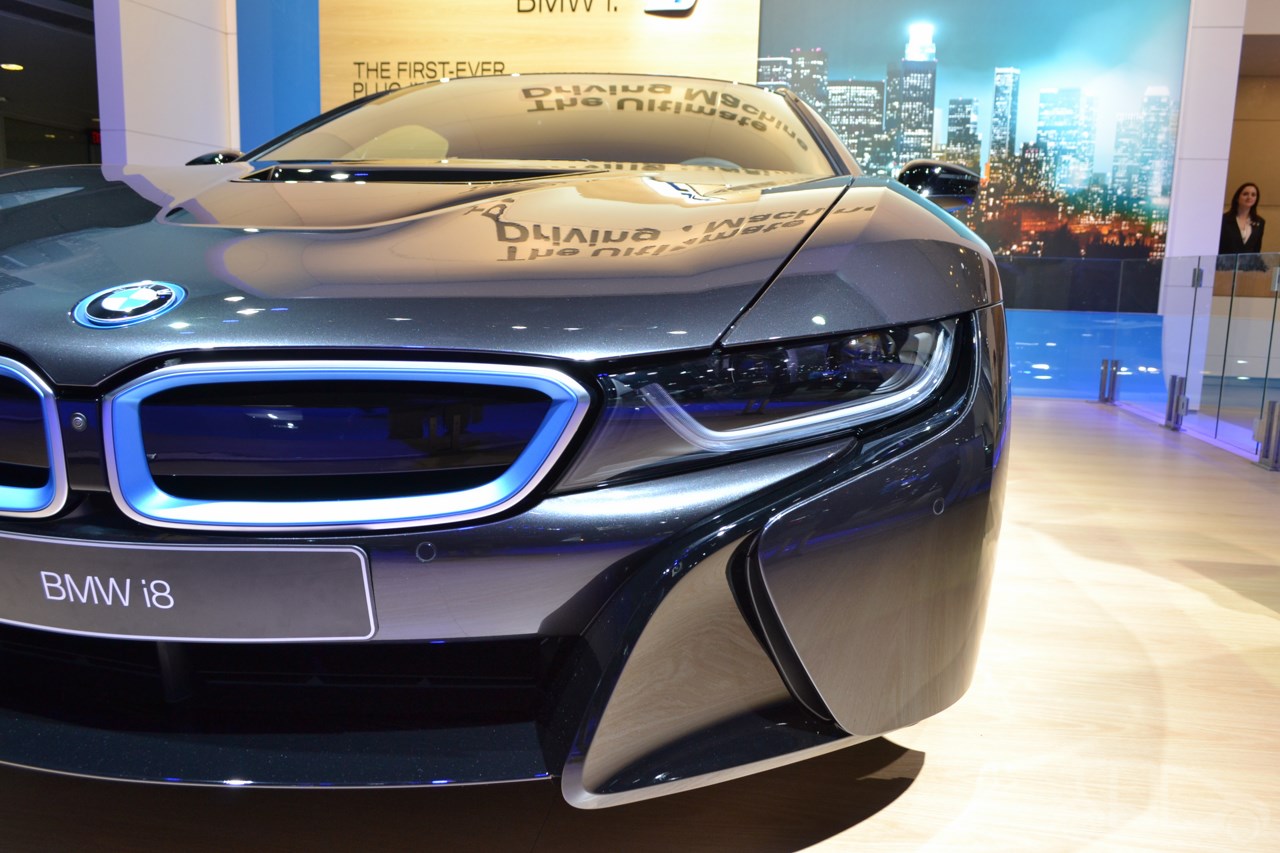 BMW i8 nose at NAIAS 2014