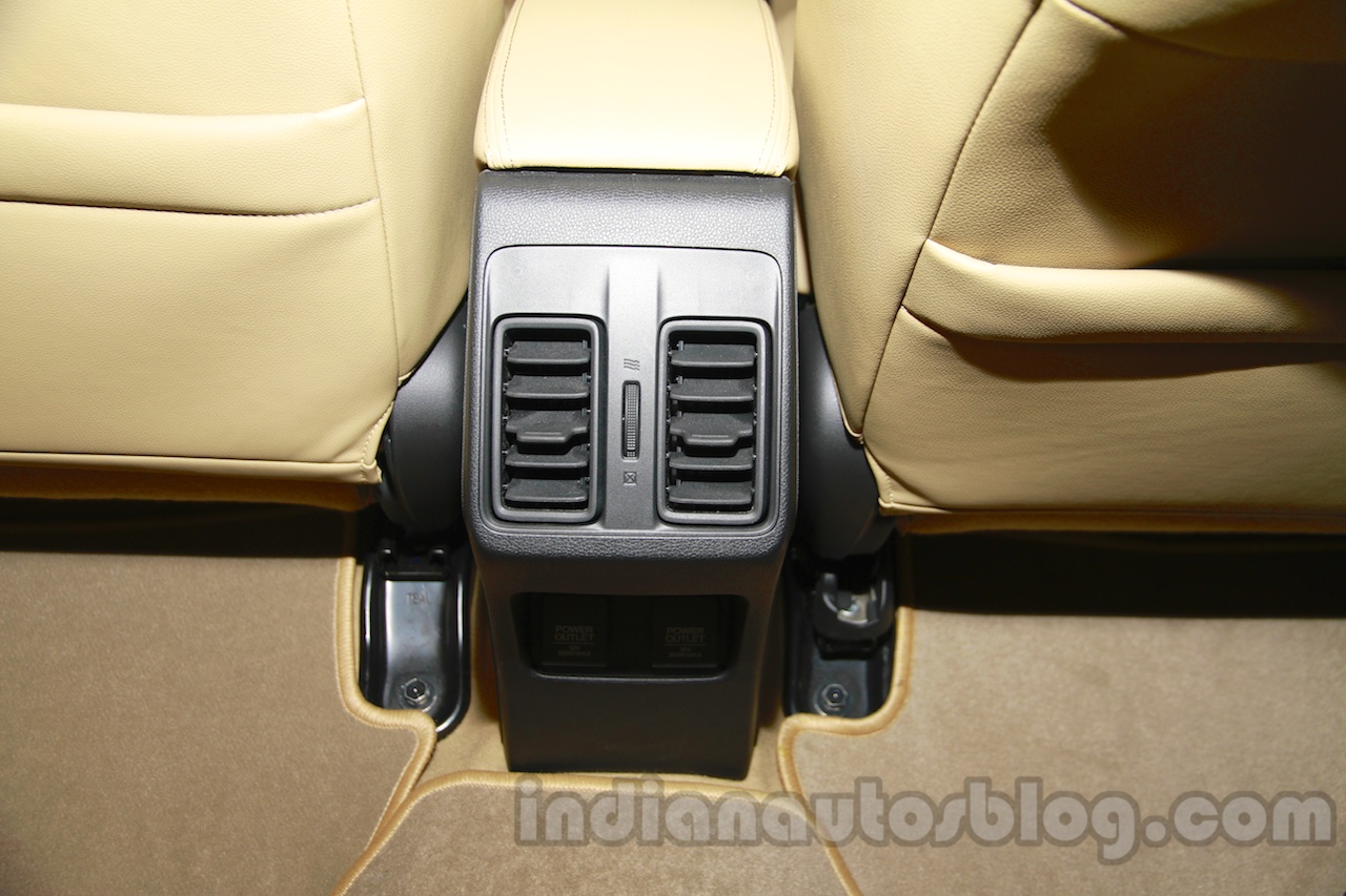 New Honda City diesel AC vent rear seat from the launch