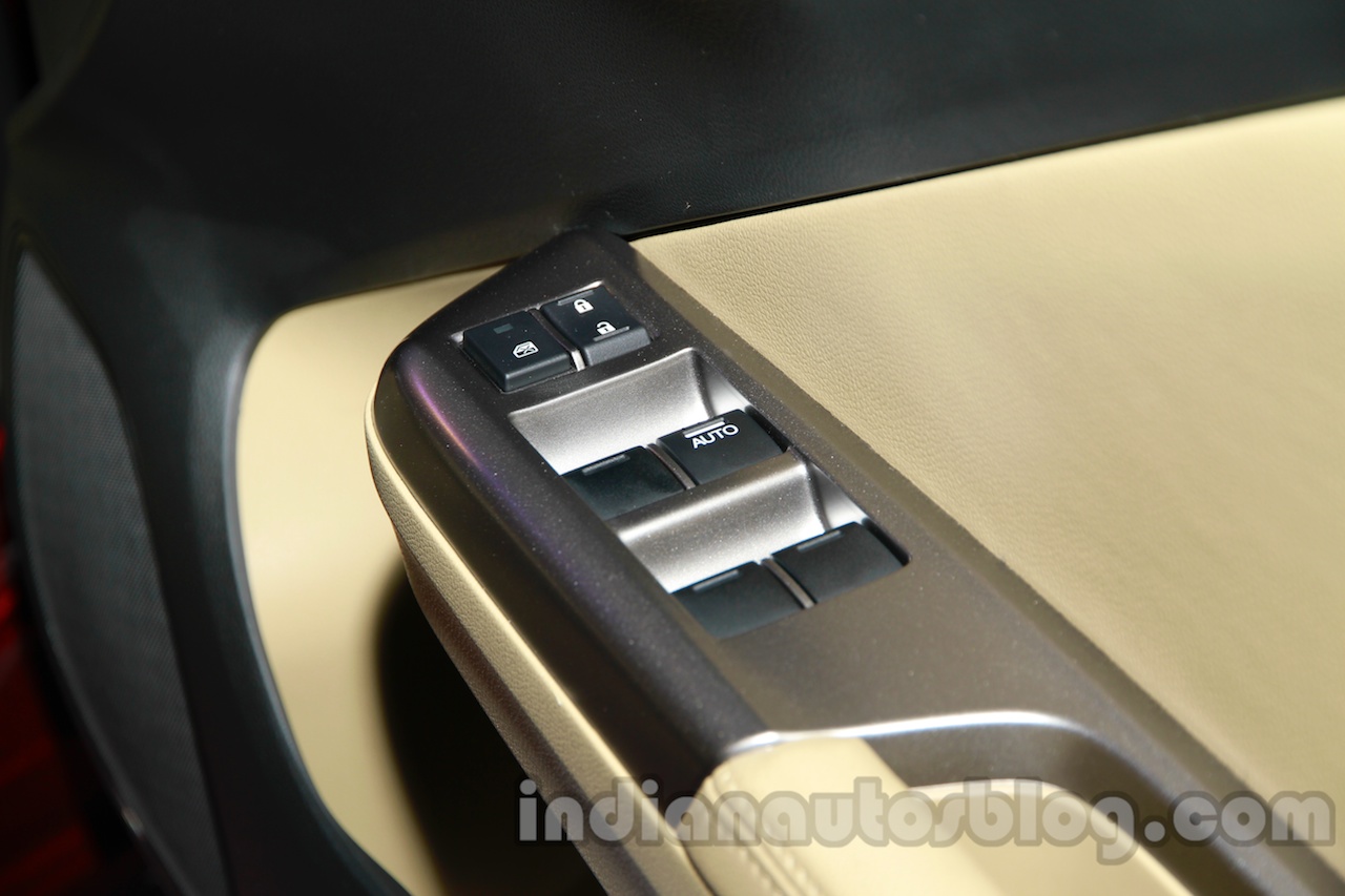 New Honda City diesel power window controls from the launch